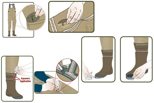 Ragot Repair Kit Aquasure, Voor Het Repareren Van Waadpakken En Laarzen! 3 Ragot Repair Kit Aquasure, Voor Het Repareren Van Waadpakken En Laarzen!