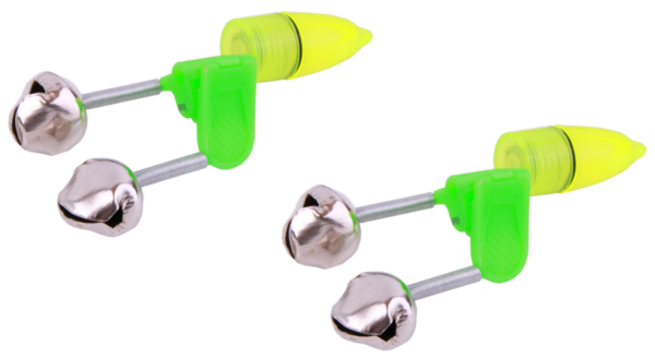 Ultimate Fishing Bell Met Verlichting, 2 Stuks! 4 Ultimate Fishing Bell Met Verlichting, 2 Stuks! - Afbeelding 2