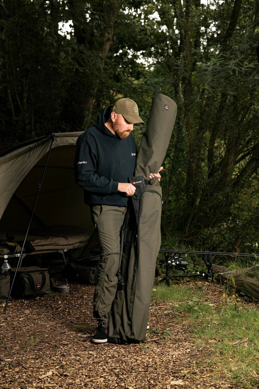 Cygnet 3 Rod Padded Sleeve 10ft 3 Cygnet 3 Rod Padded Sleeve 10ft - Afbeelding 2