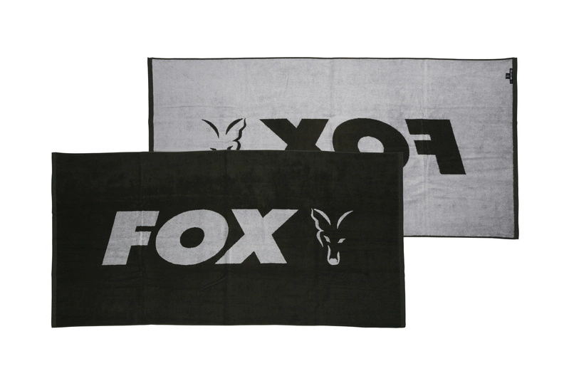 Fox Beach Towel 80 X 160cm Green/Silver 3 Fox Beach Towel 80 X 160cm Green/Silver