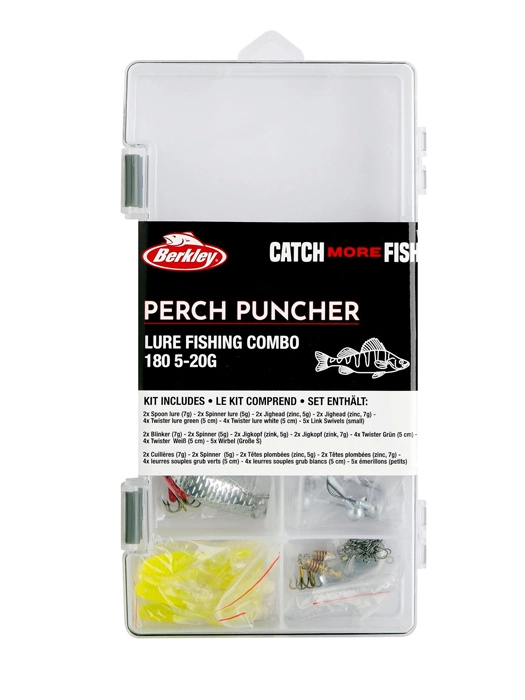 Berkley CMF Perch Puncher CB Spin Hengelset 1,80m (5-20g) (Inc. Kunstaas) 4 Berkley CMF Perch Puncher CB Spin Hengelset 1,80m (5-20g) (Inc. Kunstaas) - Afbeelding 2